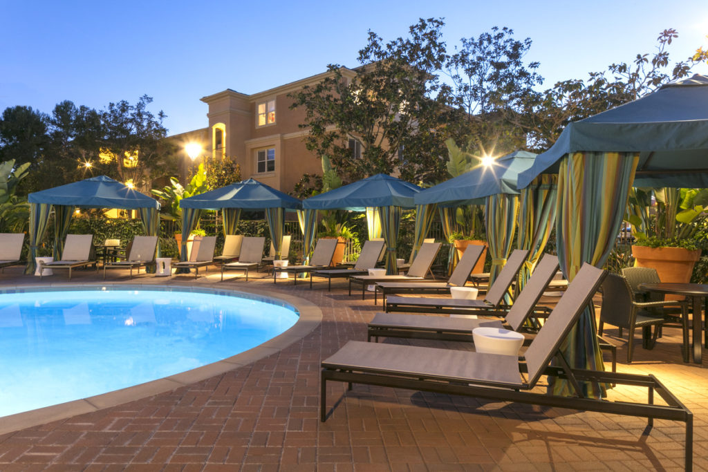 oolside Cabanas at Torrey Hills Apartments in San Diego