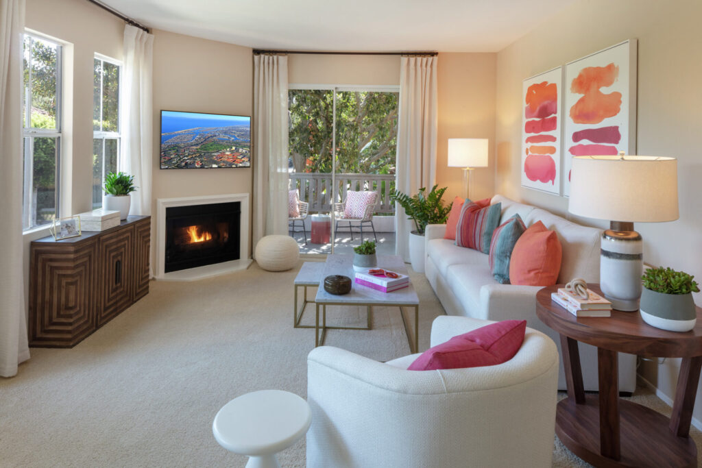 Interior image of Santa Clara Apartment Homes Living Room