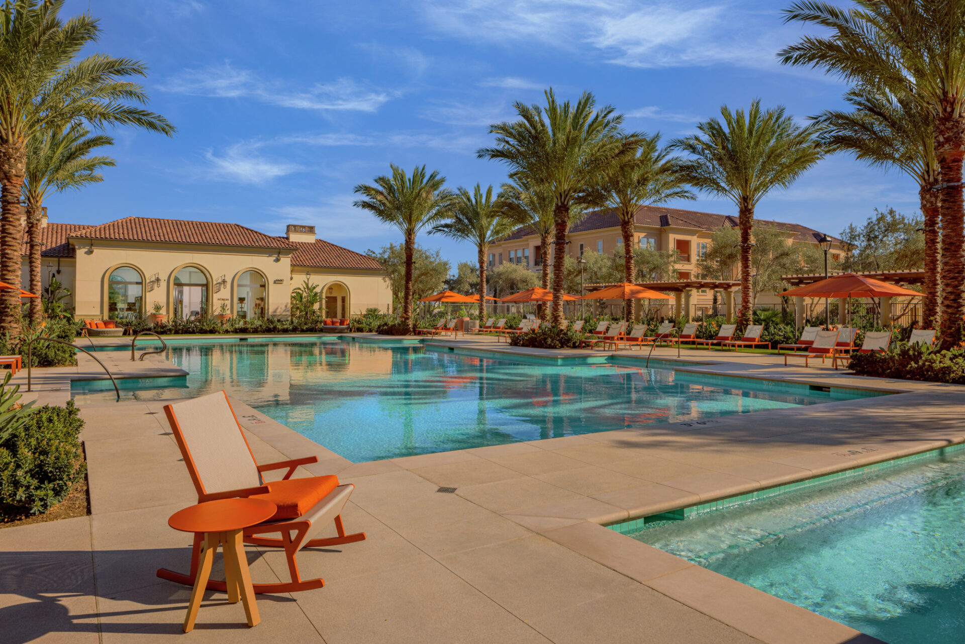 View of Main Pool at Avella Apartment Home