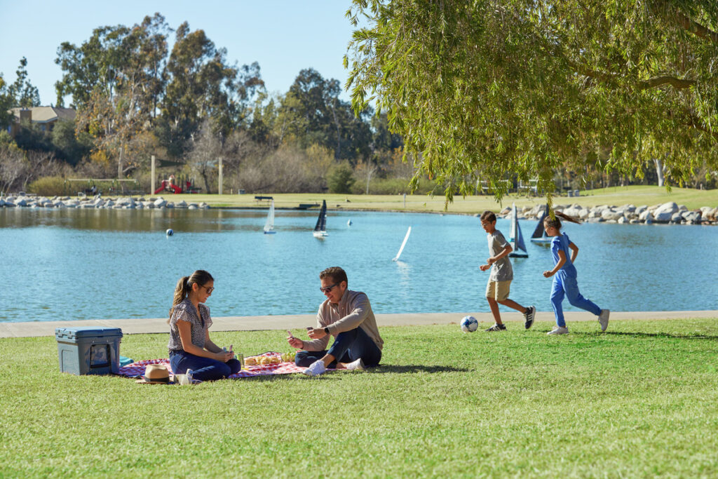 People enjoying William Mason Park